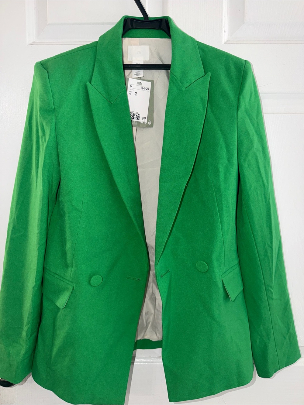 H&M Bright Green Blazer